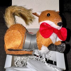 SLINKY fox Christmas Ornament, 7" Long, by Sullivans